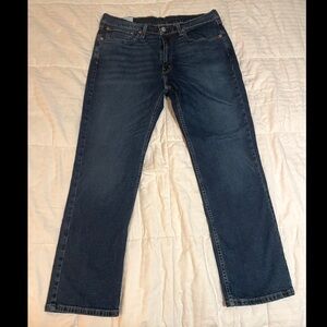 Levis 514 Jeans Mens 36x30 Blue Denim Straight Leg Regular Fit Medium Wash EUC